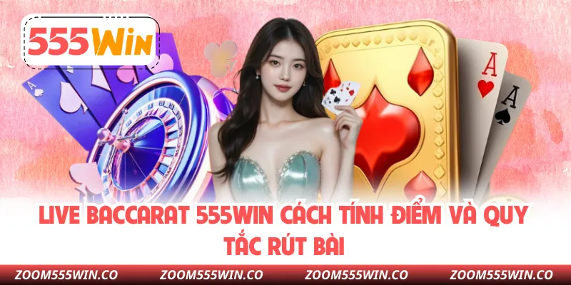 Live Baccarat 555WIN Cách Tính Điểm Và Quy Tắc Rút Bài